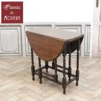  Англия античный мебель боковой стол торцевая дверь нога стол дуб 1920 годы retro Британия antique80837