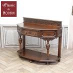  Англия античный мебель пристенный столик боковой стол дуб 1910 годы Vintage retro Британия antique81082