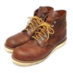 REDWING レッドウィング Round Toe 9111 ラフ&amp;タフ ラウンドトゥ ワークブーツ ブラウン 茶 US8.5D 26.5cm  箱付ブーツ  中古 1000..