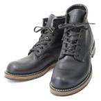 ショッピングレッドウィング REDWING レッドウィング US6.5D 24.5cm ベックマン ラウンド 9014 廃盤 ワークブーツ 2011年製 黒 フェザーストーン  10007217