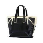 Yahoo! Yahoo!ショッピング(ヤフー ショッピング)良品 ISSEY MIYAKE イッセイミヤケ ハンドバッグ GUSTON CANVAS キャンバス パッチワーク ブラック 黒  バッグ 鞄  中古 13000315