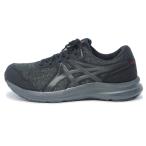 美品 asics アシックス 25.5cm GEL CONTEND 7 WP 1011B333 ゲルコンテンド7 ウォータープルーフ ランニングシューズ BLACK  18002074