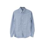 ショッピングINDIVIDUALIZED INDIVIDUALIZED SHIRTS インディビジュアライズドシャツ 長袖ボタンダウンシャツ ワークシャツ ブルー 青 32  メンズ 中古【中古】20009007