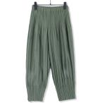 PLEATS PLEASE ISSEY MIYAKE プリーツプリーズ THICKER BOTTOMS PP91-JF424 フラッフィーパンツ オリーブ 3  20017898