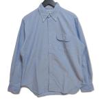 INDIVIDUALIZED SHIRTS インディビジュアライズド シャツ 長袖シャツ ボタンダウン  ブルー 青 15.5(M) メンズ  中古 27001500