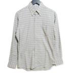 INDIVIDUALIZED SHIRTS インディビジュアライズドシャツ 長袖ボタンダウンシャツ チェック柄 ベージュ S メンズ 中古 27003661