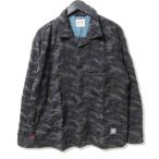 GERUGA ゲルガ 長袖シャツ GR-S-127 カーブポケット カモ柄 CURVE POCKET SHIRTS ブラック 黒 4  27104327