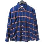 ショッピングINDIVIDUALIZED INDIVIDUALIZED SHIRTS インディビジュアライズドシャツ 長袖シャツ チェック トゥモローランド別注 TOMORROWLAND ネイビー L 27111956