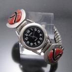 Yahoo! Yahoo!ショッピング(ヤフー ショッピング)Amy Wesley ズニ族 ウォッチブレス インレイ コーラル エイミーウィズリー 腕時計 レディース インディアンジュエリー  中古 28001788