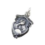 Yahoo! Yahoo!ショッピング(ヤフー ショッピング)美品 parasite パラサイト ペンダント Power to the people シルバー ネックレストップ  中古 28001867