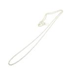 Yahoo! Yahoo!ショッピング(ヤフー ショッピング)良品 Velvet Lounge ヴェルヴェットラウンジ ネックレス チェーン 50cm シルバー 小豆 SV925  中古 28002884