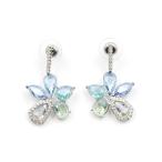 Yahoo! Yahoo!ショッピング(ヤフー ショッピング)未使用 Swarovski スワロフスキー ピアス SUNNY 5518416 20SS サニー ブルー グリーン クリスタル フラワー レディース  中古 28004328
