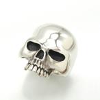 美品 CRAZY PIG DESIGNS クレイジーピッグ リング EVIL SKULL RING LARGE エビルスカル ラージ SV925 メンズ 指輪 18.5号  28007290