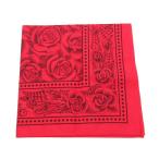  не использовался SOFTMACHINE soft машина бандана ROSE FILL BANDANA 20TH ANNIVERSARY 55×55cm rose рисунок красный 28009585