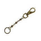 CALEE キャリー キーチェーン STAR BALL CHAIN KEY RING スターボール ブラス BRASS キーリング キーホルダー 17cm 中古 30007726