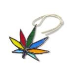 Yahoo! Yahoo!ショッピング(ヤフー ショッピング)RADIALL ラディアル オーナメント RAD-17SS-JW011 NICE DREAM WEED ORNAMENT ナイスドリーム ステンドグラス キーホルダー 中古 30009717