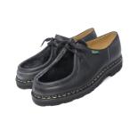  не использовался Paraboot Paraboot MICHAELmi лягушка po колено тирольский 715720 41.5 NOIR черный серый n кожа ботинки обувь [ б/у ]40004833