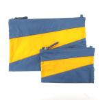  прекрасный товар SUSAN BIJL Susan bell сумка The New PouchS/M 2 позиций комплект "губа" Stop эко-сумка голубой / orange 40010274