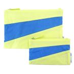  прекрасный товар SUSAN BIJL Susan bell сумка The New Pouch S/M 2 позиций комплект "губа" Stop желтый / голубой 40010277