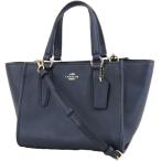 Yahoo! Yahoo!ショッピング(ヤフー ショッピング)COACH コーチ ハンドバッグ 33537 2way ミニ クロスビー キャリーオール ショルダーバッグ レザー ネイビー 紺   43003667