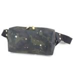 Yahoo! Yahoo!ショッピング(ヤフー ショッピング)GENTIL BANDIT ジャンティバンティ ウエストバッグ ショルダーバッグ ボディバッグ グリーン 緑 黒 迷彩  バッグ 鞄  中古 60006699