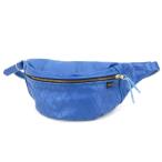 Yahoo! Yahoo!ショッピング(ヤフー ショッピング)美品 vanson バンソン ウエストバッグ ダイヤステッチ ファニーパック ショルダーバッグ レザー ブルー 青  バッグ 鞄  中古 65001820