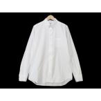 ショッピングINDIVIDUALIZED INDIVIDUALIZED SHIRTS インディビジュアライズドシャツ ピンポイント オックスフォード ボタンダウンシャツ 白 15.5-33 長袖 【中古】70002257