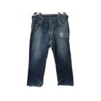 EVISU エヴィス デニムパンツ リペア加工 インディゴ 38 メンズ 中古【中古】70006542