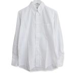 ショッピングINDIVIDUALIZED INDIVIDUALIZED SHIRTS インディビジュアライズドシャツ ピンオックスボタンダウンシャツ STANDARD FIT ホワイト 白 15-32 メンズ  中古 71001293