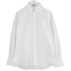未使用 INDIVIDUALIZED SHIRTS インディビジュアライズドシャツ 長袖シャツ ボタンダウン ホワイト 白 15.5 メンズ  中古 71002325