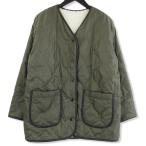 UNTITLED Untitled reversible quilting coat AH153-95610JJ lady's fleece boa cotton inside olive 2 71008248