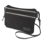 Yahoo! Yahoo!ショッピング(ヤフー ショッピング)美品 Samurai Craft サムライクラフト サコッシュ ヌバック ショルダーバッグ レザー ブラック 黒  バッグ 鞄  中古 90000341