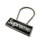 Supreme シュプリーム キーホルダー プレート  ブラック 黒  メンズ 小物  中古 90002537