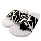 ショッピングナイキ ベナッシ 未使用 NIKE ナイキ BENASSI JDI PRINT 631261-106 ベナッシ JDI プリント サンダル ホワイト 白 27cm 箱付サンダル  中古 98000292