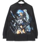 未使用 GEEKS RULE ギークス ルール 長袖Tシャツ THE GHOST IN THE SHELL 士郎正宗の世界展 攻殻機動隊 ブラック 黒 M  99000515