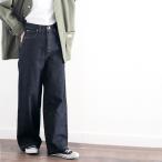 メール便  レディース 大きいサイズ 小さいサイズ パンツ ボトムス デニム ワイドパンツ 美脚 春 夏 秋