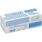 トーヨ ペーパータオル クリーンテックスエコノミー 200枚×42パック(再生紙100%)