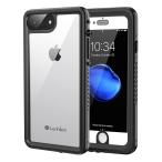 ショッピングiphone7 plus ケース Lanhiem iPhone 7 Plus ケース iPhone 8 Plus 防水ケース(5.5インチ)完全防水 IP68米軍規格 指紋認