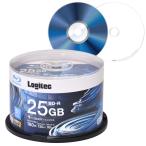 ロジテック BD-R AACS対応 ブルーレイディスク Blu-ray Disc 6倍速 1回録画用 記録用 25GB 記録メディア スピン