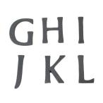  большой знак черный 45mm латунь алфавит G H I J K L почтовая доставка кошка pohs 