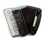 アコーディオン ミニピン Accordion Mini Pin (黒)（赤）