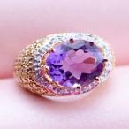 Yahoo! Yahoo!ショッピング(ヤフー ショッピング)指輪 レディース リング 50代 40代 誕生日 クリスマス プレゼント 女性 ギフト ゴールド アメジスト ダイヤモンド アメイジング K10YG