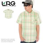 LRG エルアールジー 半袖シャツ チェック シングルポケット ピスネーム (LRXX0JLMSB) セール