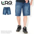 LRG エルアールジー ショートパンツ デニム カラーステッチ ダメージ TRUE TAPER (L0QHMBSXX) セール