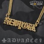 Yahoo! Yahoo!ショッピング(ヤフー ショッピング)ADVANCE アドバンス ゴールドチェーン ネックレス NEWYORK * セール