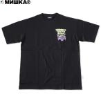 MISHKA ミシカ Tシャツ 半袖 グラデーションカラー ドリップフォント (M21100009) セール