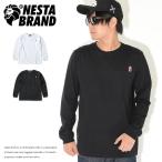 NESTA BRAND ネスタブランド ロンT 長袖 胸ポケット ワンポイント ライオン刺繍 (213NB1100) セール