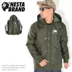 ショッピングBrand NESTA BRAND ネスタブランド ミリタリージャケット N-2B 中綿 ライオンロゴ刺繍 袖ネームライン (203NB1701) セール