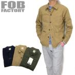 FOBファクトリー [F2394]フレンチ シャツジャケット FRENCH SHIRT JK