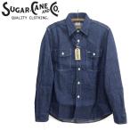 ショッピングダンガリー シュガーケーン SUGAR CANE [SC27852]　長袖 ブルーデニム ワークシャツ BLUE DENIM L/S WORK SHIRT